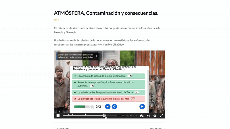 Instrucciones para conseguir puntos